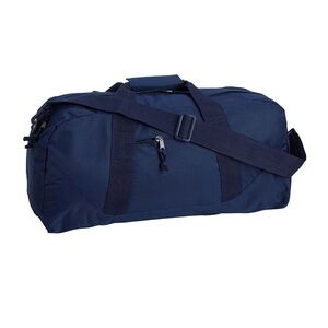 NWOT Navy Blue Large Square Duffel Bag
